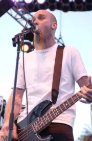 Nick Oliveri of Queens of the Stone Age during Coachella Music Fes- Old Photo