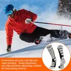 1pair Thick Winter Warm Skiing Socks | Breathable Knee High Snow Socks Snowboard