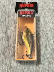 Rapala Rattli" Rap LiplessRNR4 3/16 oz 1 1/2" Silver Gold