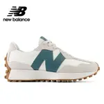 NB NEW BALANCE 327 復古 休閒 流行 穿搭 皮革 綠 雲杉綠 女 WS327GA B楦