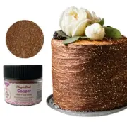 Edible Glitter dust COPPER ( 6 grams ) Magic dust , Kosher, Gluten free FDA