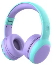Bluetooth Kids Headphones with Microphone,Children's Wireless Headsets Purple