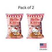 Korean Hello Kitty Snack Chips, Wheat Cracker Style - Pack of 2