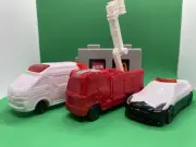 McDonald Happy Meal Tomica GT-R police car&fire engine&ambulance 3SET!!