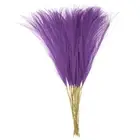 25pcs Faux Pampas Grass 21 Inch Artificial Pampas Grass for Decor, Dark Purple