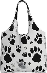 Dog Paw Pattern Integrated Bag Body and Handle Have Stronger Bearing Capacity.