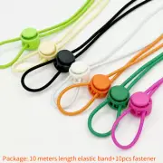 Spring Cord Lock End Stopper Fastener Adjustment Elastic Band Drawstring