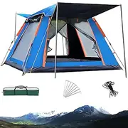 Tents for Camping 2/4/Person Camping Tent, Dome Tent, with Storage Bag and Floor Nails Easy to Set Up, Lightweight Camping Tent, Portable Camping Tent for Outdoor and Backpacking Tent