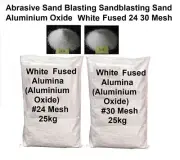 Abrasive Sand Blasting Sandblasting Sand Aluminium White Brown Fused 24 30 Mesh