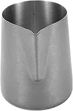 UTHCLO Vintage Stainless Steel Milk Frothing Pitcher Coffee Frother Cup for Latte Art Sturdy Jug for Cappuccino Tea Retro Design for Versatile Beverage Making
