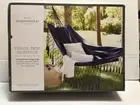 Threshold Fringe-trim Hammock, Handwoven Fringe Trim 10.5Ft x 51in BRAND NEW F/S