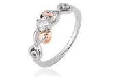 Clogau Welsh Gold Tree of Life Silver Anniversary Ring - Size N - 3STLQR