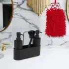 Kitchen Soap Dispenser Countertop with Sponge Holder for Hotel Organizer