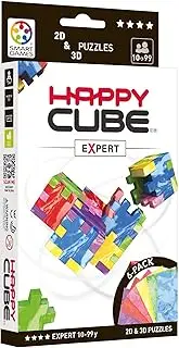 Smart Games 6 Colours Pack Happy Cube Expert 2D - 3D Puzzles