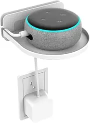 ZH01 for Google nest WiFi / TP-LINK ON HUB Wall Mount Holder Google Nest WiFi / TP-LINK ON HUB Stand, Storage Cable Speaker Accessories Rack (White, 2 Pieces)