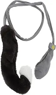 HOMOBABE Cat Playmate Pet Teasing Toy Plush Tail Interactive Cat Toy Stimulate Hunting Instincts