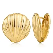 Vintage Small Shells Hoop Earring Simple Small Studs Earring Women
