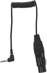 Generic Low Profile XLR Mic Cable Balanced Extension Audio Cord for Microphones Players and Tablets Durable Reliable XLR to Splitter Cable for Stable Sound Transmission