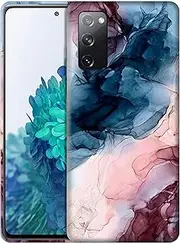 GlamCase Compatible with Samsung Galaxy S20 FE 5G / 4G / S20 FE 5G 2022 - Abstract Marble Pattern Printed Slim & Sleek Cute Plastic Protective Designer Back Case for S20 FE 5G / 4G / 5G 2022