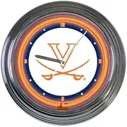 Virginia 15" Neon Clock