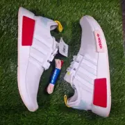 New In Box {adidas} NMD R1 Women’s White/ Red/Mint - GZ9593 - Originals Size 9.5