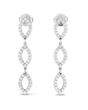 18K 1.00 ct. tw. Diamond Drop Earrings