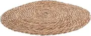 BESPORTBLE Pet Grass Mat Blankets Furniture Dog Pads Round Rug Dog Crate Mat Dog Mat for Couch Training Pads for Dogs Dog Mat for Crate Pee Pads for Dogs Puppy Blanket Cattail Grass Coffee