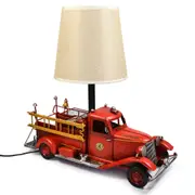 Auto Petit USB LED Desk/Table Lamp Fire Engine Vehicle Home Decor 32x31cm Red