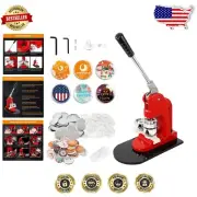 Compact 37mm Button Maker Machine with Durable Parts - Customize Your Own Badges