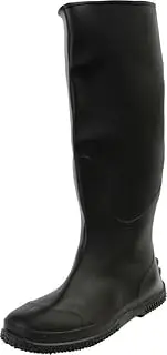 [Star] Trading Work Boots, Rain Boots, Lightweight, Waterproof, Quick Drying, Men's, Women's, Fishing, Car Washing, Gardening, Agriculture, Rain, Snow, Water, PVC Compact Boots, Black, L