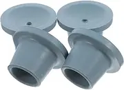 Stool Leg Caps for Shower Chair 28.5mm Hole Non-slip Rubber Feet Home Hospital Nursing Home Use