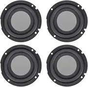 uxcell 4Pcs 2 Inches 57mm Bass Speaker Passive Radiator Auxiliary Rubber Vibration Plate Subwoofer DIY Repair
