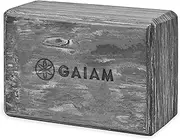 Gaiam Yoga Block, Marbled Granite