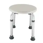 Bathroom Shower Bench Adjustable Height Shower Tub Stool Lightweight Bath