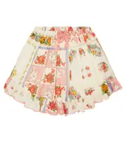 [Zimmermann Kids] Zimmermann Kids Clover Flip floral skirt Y 10 white