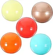 JOINPAYA 5pcs Twisting Ball Fillable Capsules for Vending Machines Openable Storage Balls for Candy Smooth Surface Fun Party Game Accessory