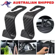 2PCS Back Headrest Hooks Car Seat Hanger Holder Hook for Bag Purse Cloth Grocery