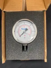Swagelok Pressure Gauge, 2-1/2" dial, 0-60 psi, 1/4" male NPT connection, NIB