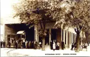 Goshen Indiana Railway Postcard Trolley Interurban Tram RPPC Reprint