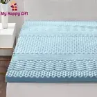 Giselle Bedding COOL GEL Memory Foam Mattress Topper BAMBOO 5CM 7-Zone QUEEN Sz