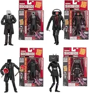 Toilet Deluxe 6 inch Figure, Collector Pack of 4, Collectible Figures, Officially Licensed Toilet Merch