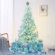 聖誕樹 網紅ins蒂芙尼藍色植絨圣誕樹家用套餐家居擺件圣誕節裝飾品室內