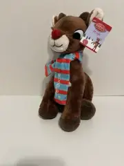 NWT Rudolph The Red-Nosed Reindeer 12” Plush