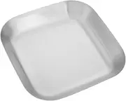GANAZONO Stainless Steel Square BBQ Plate Durable Camping Tray for Outdoor Picnics for Serving Fries Fried Chicken and Grilled Meats Design
