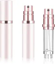 PTGRSWK 2PCS 5mL Perfume Atomiser – Refillable Travel Perfume Spray Bottle – Leakproof Atomiser for Men & Women