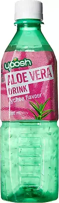 Yoosh Aloe Vera Lychee Drink, 500 Milliliters