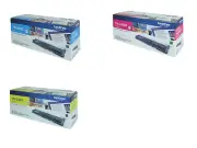 3x Genuine TN-240 TN240C TN240M TN240Y Brother Toner Cyan Magenta Yellow