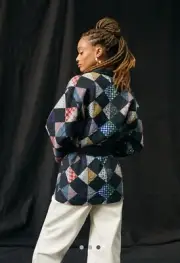 Anthropologie Othilia Quilted Patchwork Kimono Jacket Size XS NWT