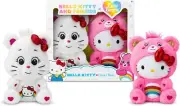 Hello Kitty and Friends x Care Bears Cheer Bear Sealed Box Set 2 Plush Brand New