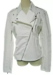 SASS & BIDE "WHO KNOWS BEST" denim biker jacket size AUS 12, US 8, New